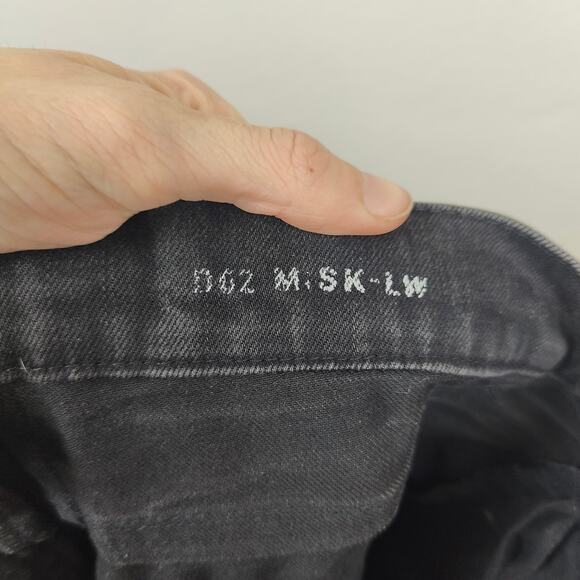 Saint Laurent Jeans Mens 32 Black Wash DO2 M/SK-LW Slim Stretch Designer - Picture 10 of 13